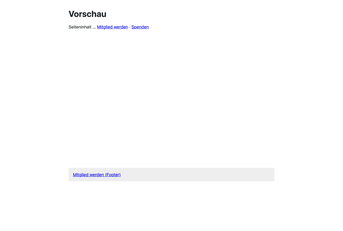 Mitgliedsantrag als Fenster über einer Website